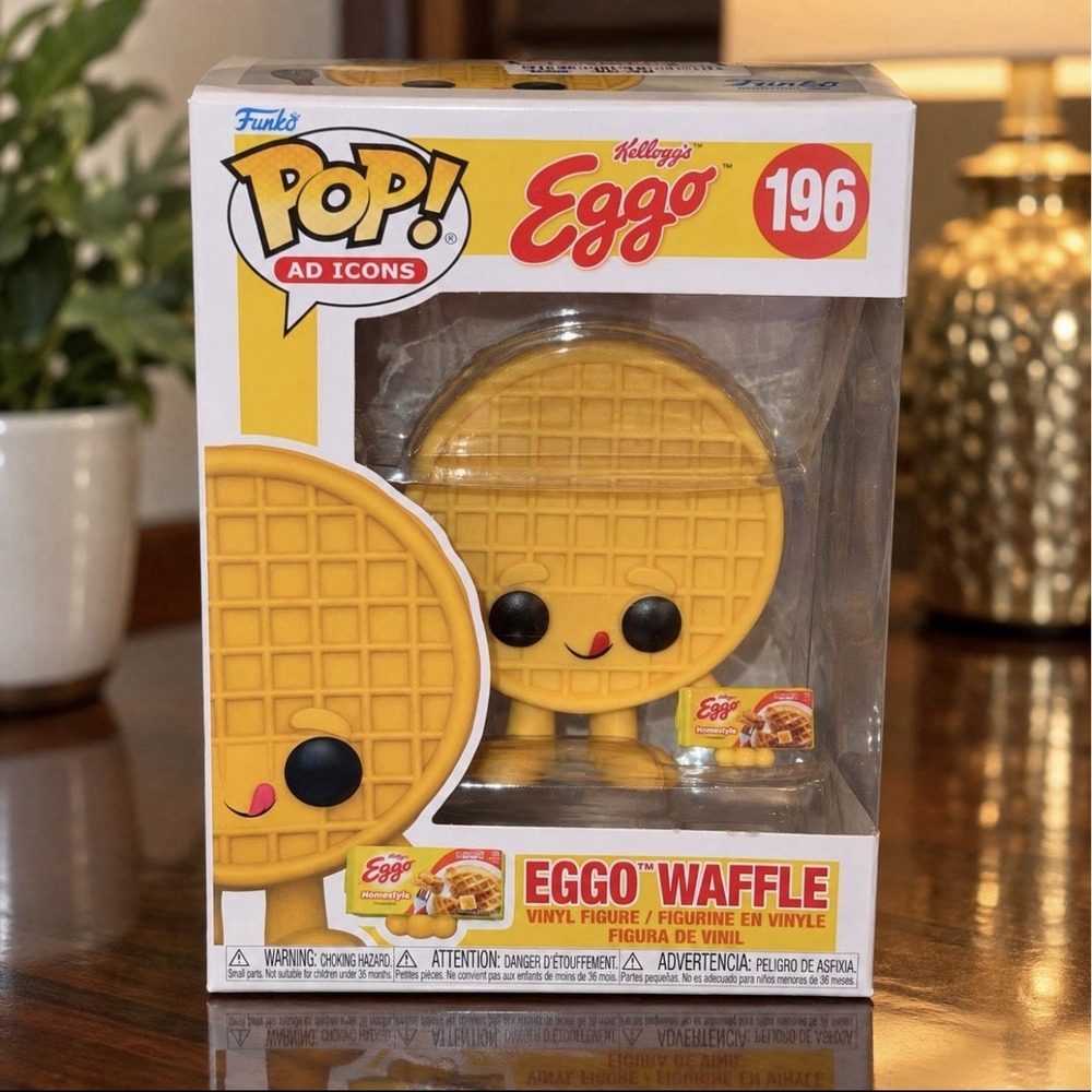 Funko Pop! Ad Icons Kellogg's Eggo Waffle #196 Vinyl Figure New in Box